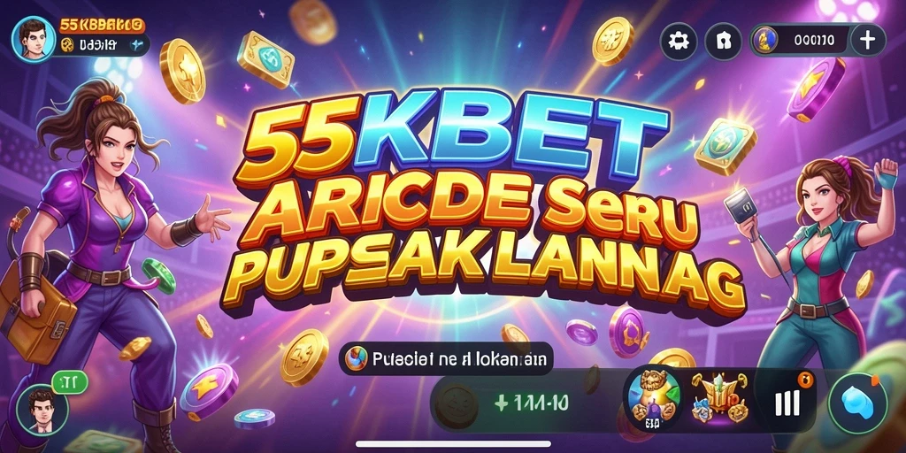 Tampilan gameplay menarik 55KBET di layar ponsel