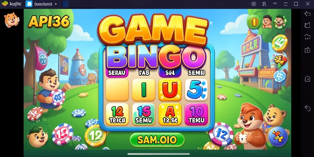 Tampilan gameplay seru dalam permainan Bingo API36.
