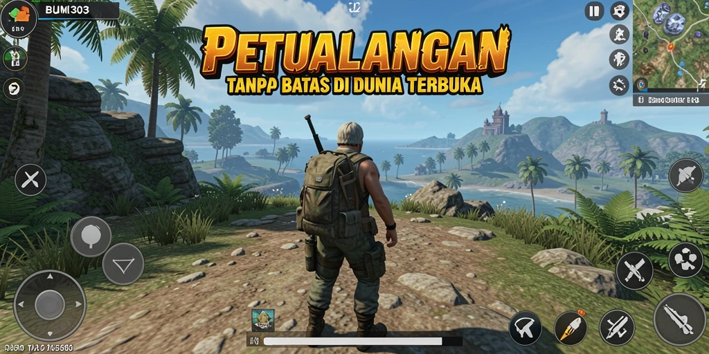 Gameplay seru di dunia terbuka BUMI303.