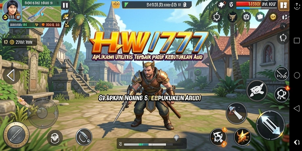 Tampilan antarmuka utama HW777 yang intuitif dan bersih.