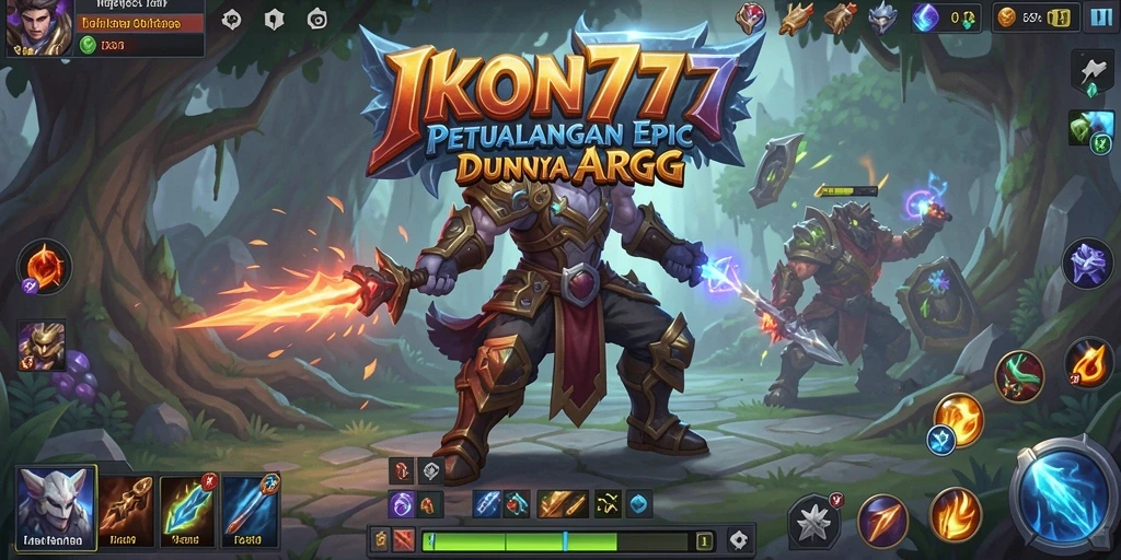 Tangkapan layar gameplay ARPG yang mendebarkan di IKON777.