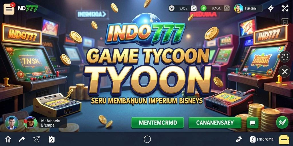 Screenshot gameplay INDO777 menunjukkan manajemen bisnis yang menarik.