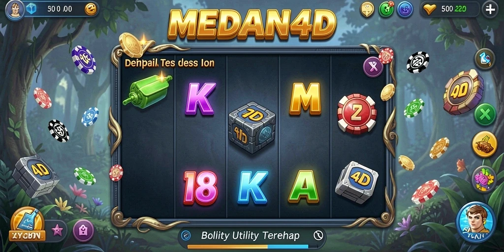 Tampilan antarmuka MEDAN4D yang intuitif dan mudah digunakan.