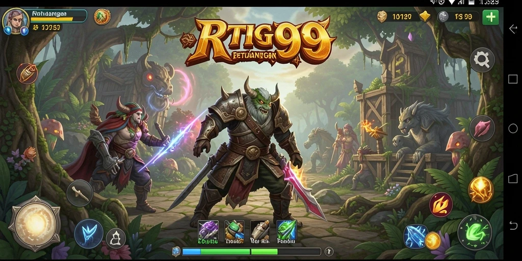 Gameplay seru dengan pertarungan epik dalam RT99.