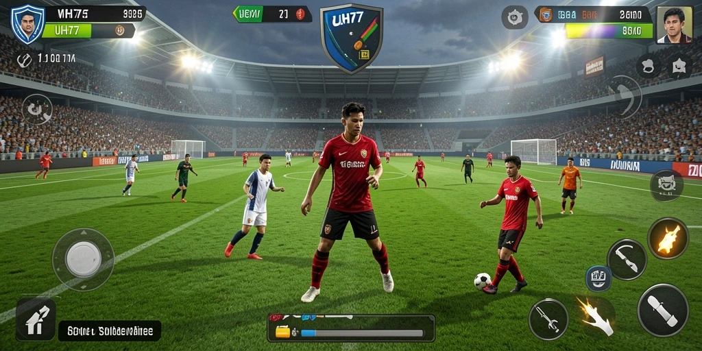 Tampilan gameplay UH77 yang menegangkan dan seru.